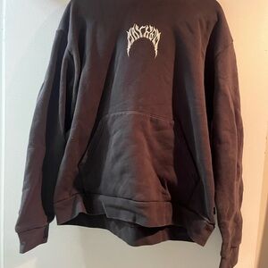Lost Black Graphic Men's Sweater